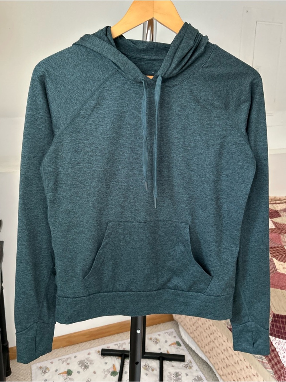 Quince Flowknit Pullover Hoodie XS
